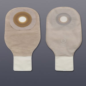 Hollister, Ostomy Pouch One-Piece System 12 Inch Length Flat 2 Inch Stoma 8634, Box Of 10