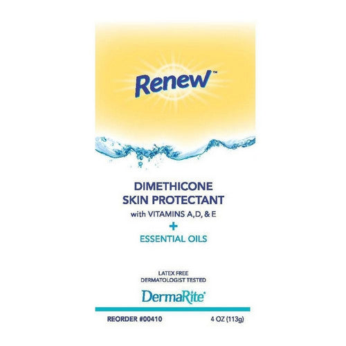 DermaRite, Skin Protectant Renew Dimethicone Scented Cream, 4 Oz