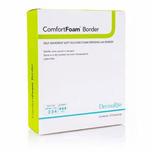 DermaRite, Silicone Foam Dressing 2 X 5 Inch, Box Of 10