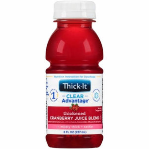 Kent Precision Foods, Thickened Beverage Thick-It  Clear Advantage Cranberry Flavor Ready to Use N, 8 Oz