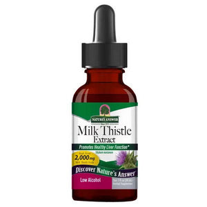 Nature's Answer, Milk Thistle Low Alcohol, 2000 Mg, 1 Oz