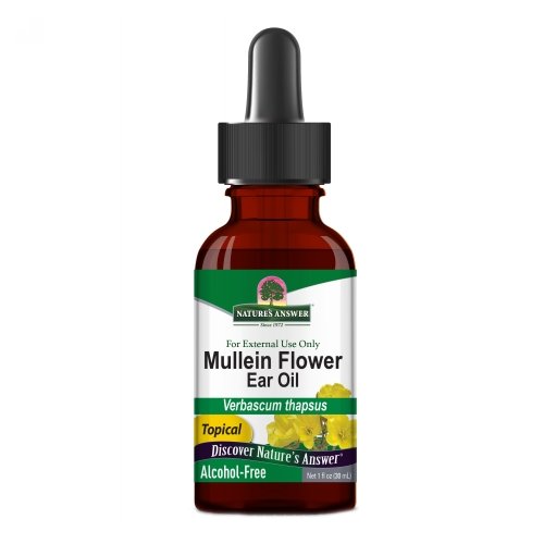 Nature's Answer, Mullein Flower Ear Oil Alcohol-Free, 1 Oz