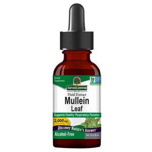 Nature's Answer, Mullein Leaf Fluid Extract Alcohol-Free, 2000 Mg, 1 Oz