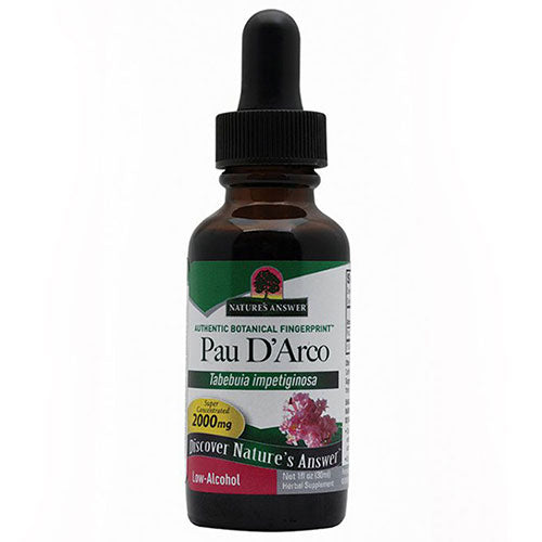 Nature's Answer, Pau D’Arco Low Alcohol, 2000 Mg, 1 Oz