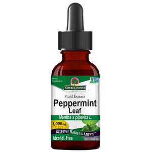 Nature's Answer, Peppermint Leaf Alcohol Free, 1000 Mg, 1 Oz