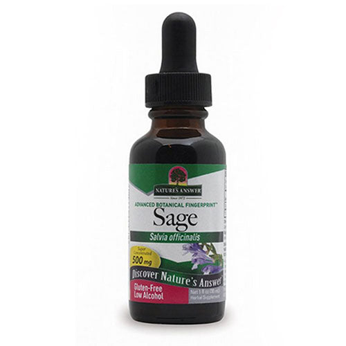 Nature's Answer, Sage Leaf Extract Low Alcohol, 1000 Mg, 1 Oz