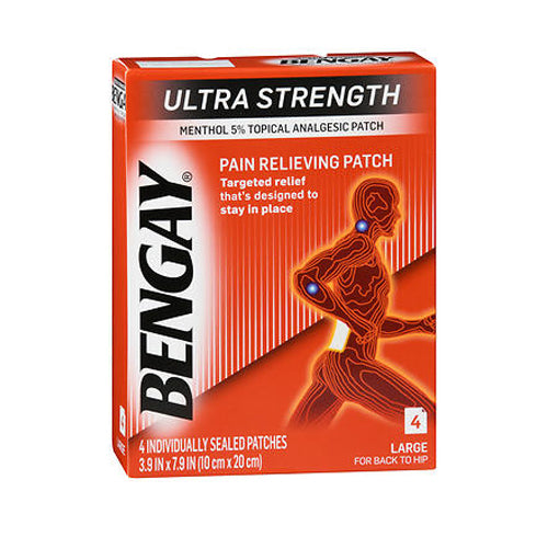 Bengay, Ultra Strength Pain Relieving Patch Large, Box Of 1