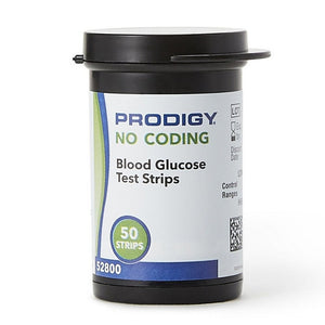 Prodigy, Blood Glucose Test Strips, Box Of 50
