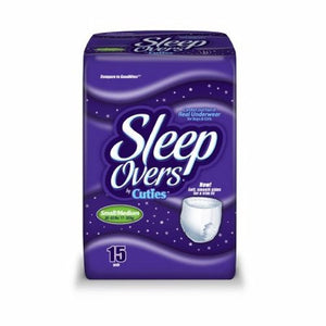 First Quality, Unisex Youth Absorbent Underwear Sleep Overs Pull On with Tear Away Seams Small And Medium Disposable Heavy Absorbency, Count of 1
