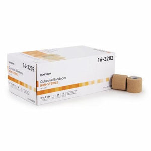 McKesson, Cohesive Bandage 2 Inch X 5 Yard Self-adherent Closure Tan 16-53212, Count of 36