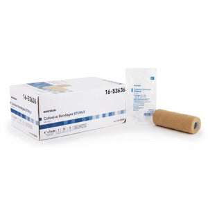 McKesson, Cohesive Bandage 6 Inch X 5 Yard Self-Adherent Closure Tan Sterile 16-53636, Count of 1