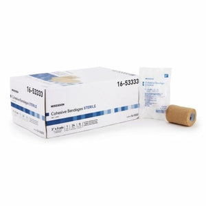 McKesson, Cohesive Bandage 3 Inch X 5 Yard Self-Adherent Closure Tan 16-53343, Count of 24
