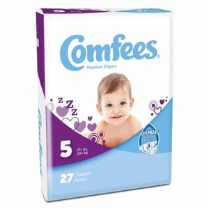 Attends, Premium Baby Diapers With Total Fit System For Boys And Girls Size 5, Count of 27