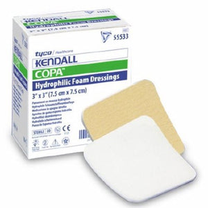 Kendall, Foam Dressing 3 X 3 Inch Without Border Without Film Backing 55533, Case Of 5