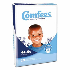 Attends, Premium Training Pants For Boys Size 4T to 5T Disposable Moderate Absorbency, Case Of 6