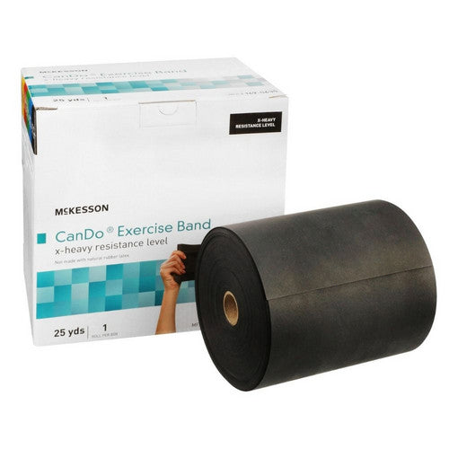 McKesson, Exercise Resistance Band 25 Yard X-Heavy Resistance, 5 Inch x 25 Yard