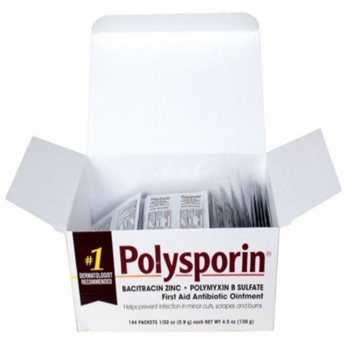 Polysporin, First Aid Antibiotic Polysporin Ointment, 144 Count
