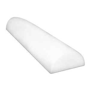 Fabrication Enterprises, Half-Round Therapy Foam Roller White Polyethylene Foam 6 X 36 Inch 30-2110, Count of 1