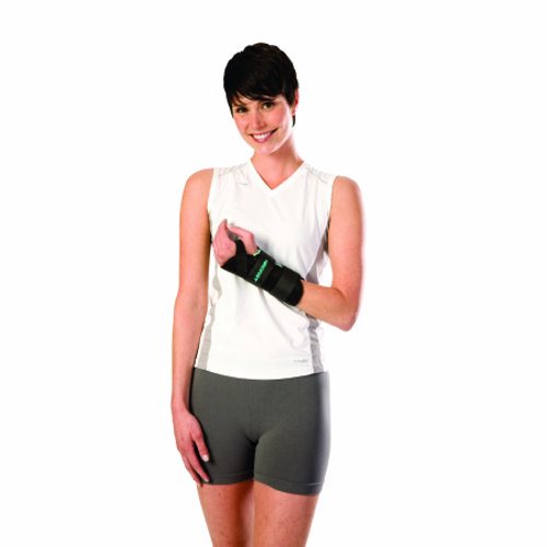 Aircast, Wrist Brace Aluminum / Foam / Nylon Right Hand Black Small 05WSR, Count of 1