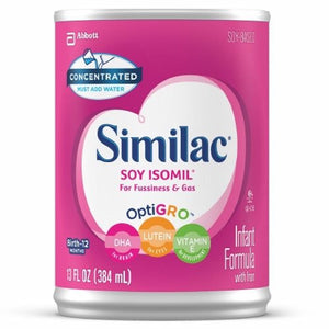 Abbott Nutrition, Infant Formula Soy Isomil Unflavored Can Concentrate Soy Lactose, Case Of 12