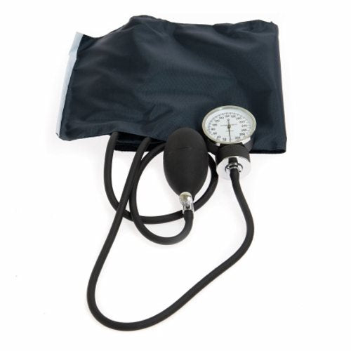 McKesson, Aneroid Sphygmomanometer Unit Large Adult Cuff Nylon Cuff 34 - 50 cm 01-776XMCE, Count of 1