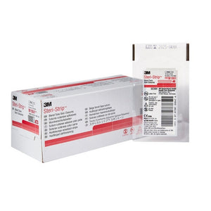 3M, Skin Closure Steri-Strip 1/4 X 3 Inch Nonwoven Material Flexible Strip Tan, Case Of 4