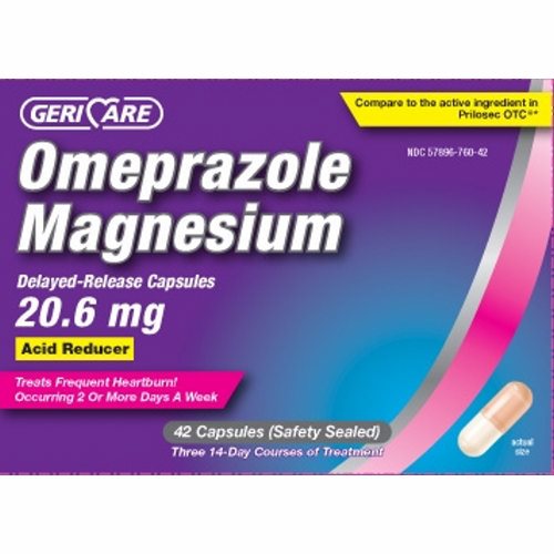 McKesson, Antacid Geri-Care  20.6 mg Strength Delayed-Release Capsule 42 per Box, Box Of 42