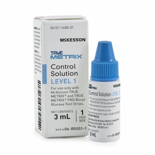 McKesson, Blood Glucose Control Solution, 3 Ml, Box Of 1