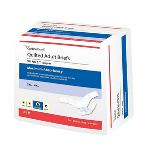 Cardinal, Unisex Adult Incontinence Brief Wings 3X-Large, Count of 1