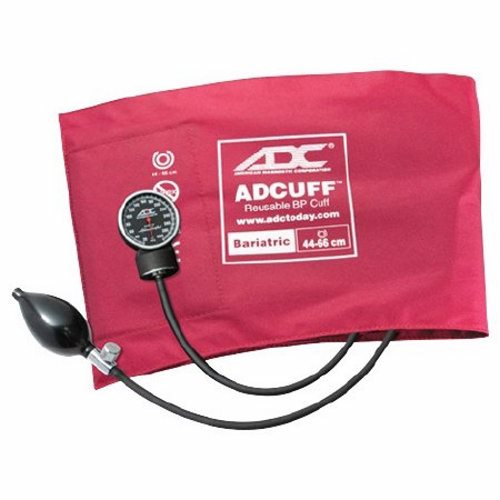 American Diagnostic Corp, Aneroid Sphygmomanometer Unit Bariatric Cuff Nylon Cuff 44 - 66 cm 720-12BXBD, Count of 1