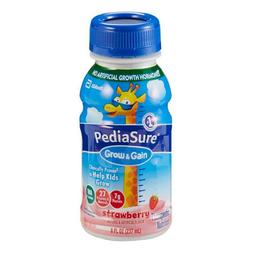 Abbott Nutrition, Pediatric Oral Supplement PediaSure  Grow & Gain Strawberry Flavor 8 oz. Bottle Ready to Use, Count of 24