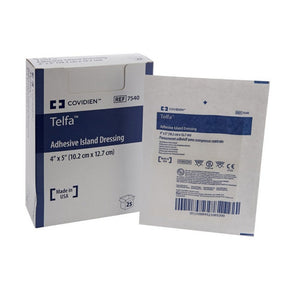 Cardinal, Island Dressing 4 X 5 Inch Rectangle Sterile 7540, Count of 1