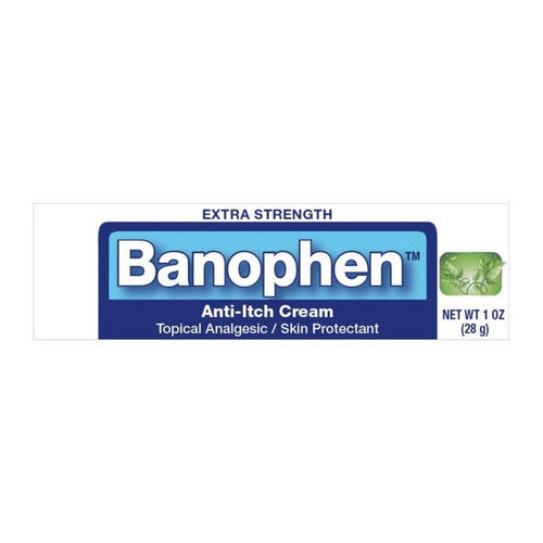 Major Pharmaceuticals, Itch Relief Banophen 2% - 0.1% Strength Cream 30 Gram Tube, 30 Grams