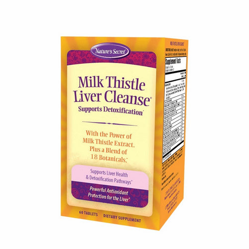 Nature's Secret, Milk Thistle Liver Cleanse, 60 Tabs