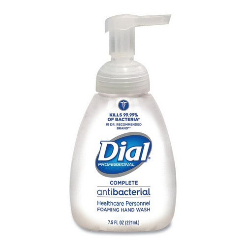 Dial, Antibacterial Soap Professional Complete Foaming Pump Bottle Original Scent, 7.5 Oz