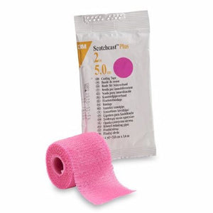 3M, Cast Tape 3M Scotchcast Plus 2 Inch X 12 Foot Fiberglass Bright Pink, Count of 10