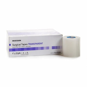 McKesson, Medical Tape McKesson Plastic 2 Inch X 10 Yard Transparent NonSterile, Box Of 6