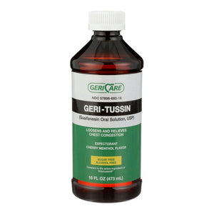 Gericare, Cold And Cough Relief Strength Liquid, 100 MG, 16 Oz