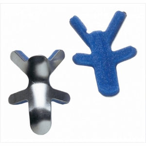 ProCare, Finger Splint Adult Medium Bendable Prong Closure Left Or Right Hand Blue Silver, Count of 1