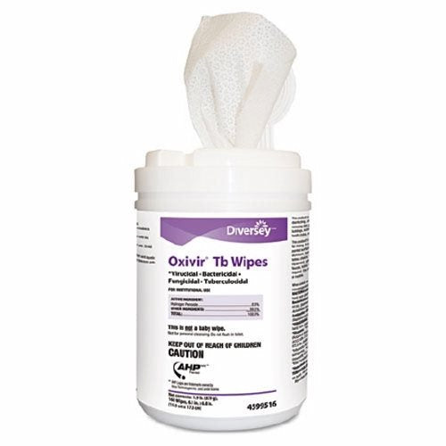 Diversey, Surface Disinfectant Cleaner Oxivir Tb Wipe Unscented NonSterile, Box Of 60