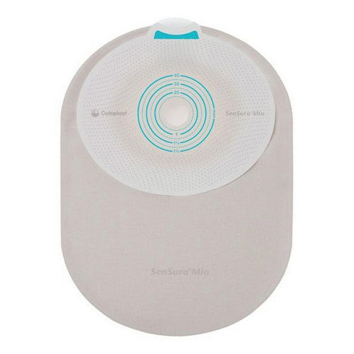 Coloplast, Filtered Ostomy Pouch SenSura  Mio One-Piece System Maxi 5/8 to 1-3/4 Inch Stoma Closed End Flat, Tr, Box Of 30