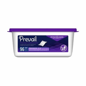 First Quality, Personal Wipe Prevail  Tub Aloe / Vitamin E / Chamomile Fresh Scent 96 Count, Case Of 12