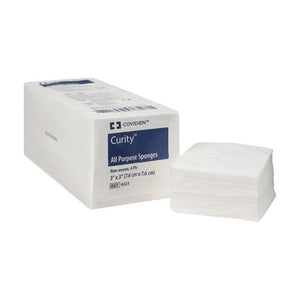 Cardinal, NonWoven Sponge Curity Polyester / Rayon 4-Ply 3 X 3 Inch Square NonSterile, Case Of 20