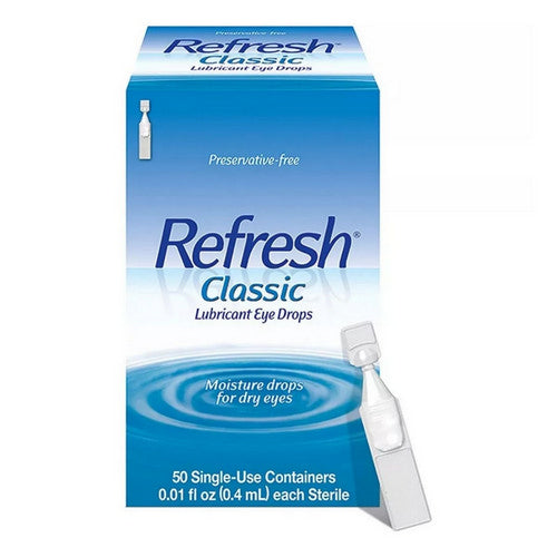 Refresh, Classic Lubricant Eye Drops, Count of 50