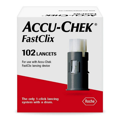 Accu-Chek, Fast Click Lancet for Lancing Device Non-Safety Twist Off Cap Multiple Sites, Case Of 12