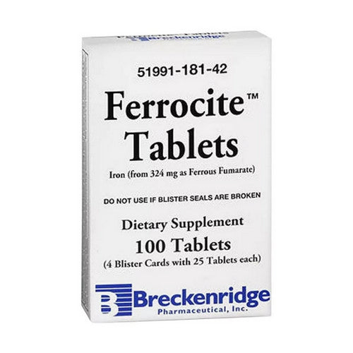 Breckenridge, Ferrocite, 100 Tabs