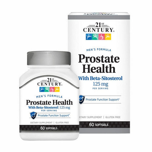 21st Century, Prostate Health With Beta-Sitosterol, 125 Mg, 60 Softgels
