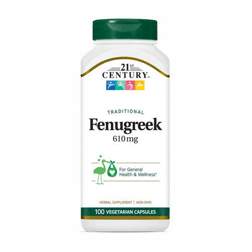 21st Century, Traditional Fenugreek, 610 Mg, 100 Veg Caps