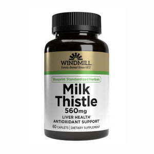 Windmill Health, Milk Thistle, 560 Mg, 60 Tabs
