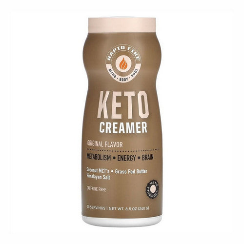 Rapid Fire, Keto Creamer Original Caffeine Free, 8.5 Oz